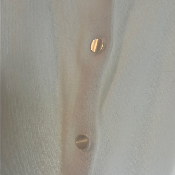 Women's White Cardigan Sweater - Picture 4 of 16